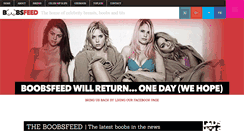 Desktop Screenshot of boobsfeed.com
